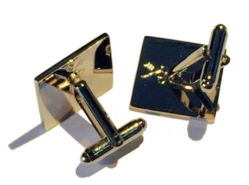 Boxed Set Square Silver Cufflinks